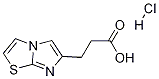 3-(Imidazo[2,1-b]thiazol-6-yl)propanoic acid hydrochloride Struktur