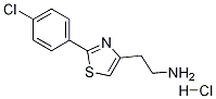 2-(2-(4-Chlorophenyl)thiazol-4-yl)ethanaMine HCl Structure