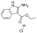 Ethyl 2-aMino-1H-indol-3-carboxylate HCl Structure