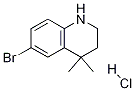 6-broMo-4,4-diMethyl-1,2,3,4-tetrahydroquinoline hydrochloride Structure