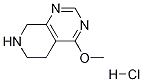 5,6,7,8-四氢-4-甲氧基吡啶并[3,4-D]嘧啶盐酸盐, 1187830-77-8, 结构式