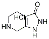 4,5,6,7-四氢-1H-吡唑[3,4-C]吡啶-3(2H)-酮盐酸盐, 1187830-91-6, 结构式