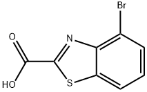 4-溴苯并噻唑-2-羧酸, 1187928-21-7, 结构式