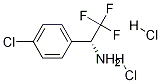 (R)-1-(4-氯苯基)-2,2,2-三氟乙胺, 1187931-01-6, 结构式