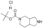 5-BOC-八氢吡咯并[3,4-C]吡啶盐酸盐, 1187933-06-7, 结构式
