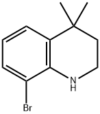 8-broMo-4,4-diMethyl-1,2,3,4-tetrahydroquinoline Structure