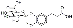 Dihydroisoferulic Acid 3-O-Glucuronide Struktur