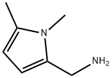 (1,5-ジメチル-1H-ピロール-2-イル)メチルアミン 化学構造式