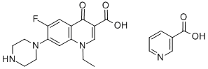 烟酸诺氟沙星, 118803-81-9, 结构式
