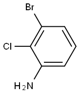 3-溴-2-氯苯胺,118804-39-0,结构式