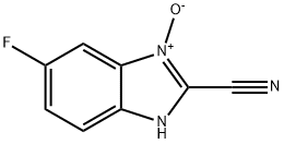 1H-Benzimidazole-2-carbonitrile,5-fluoro-,3-oxide(9CI) Struktur