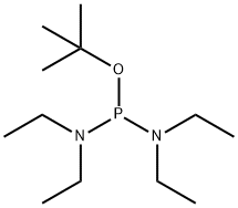 BIS(DIETHYLAMINO)-TERT-BUTOXYPHOSPHINE Struktur