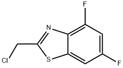 Benzothiazole, 2-(chloroMethyl)-4,6-difluoro- Structure