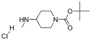 4-(甲氨基)哌啶-1-羧酸叔丁酯盐酸盐, 1188263-65-1, 结构式