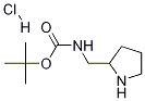PYRROLIDIN-2-YLMETHYL-CARBAMIC ACID TERT-BUTYL ESTER HYDROCHLORIDE, 1188263-71-9, 结构式