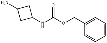 (3-Amino-cyclobutyl)-carbamic acid benzyl ester Structure