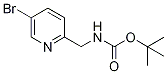 (5-BroMopyridin-2-ylMethyl)carbaMic acid tert-butyl ester Structure