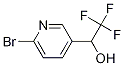 1-(6-broMopyridin-3-yl)-2,2,2-trifluoroethanol Struktur