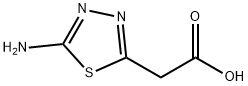 (5-AMINO-[1,3,4]THIADIAZOL-2-YL)-ACETIC ACID 结构式