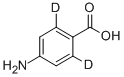 4-AMINOBENZOIC-2,6-D2 ACID Structure