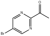 1-(5-溴嘧啶-2-基)乙酮, 1189169-37-6, 结构式