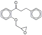 2’-(2,3-EpoxypropoxyD5)-3-phenyl-propiophenone 化学構造式