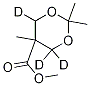 2,2,5-Trimethyl-1,3-dioxane-5-carboxylic Acid Methyl Ester-d3 Structure