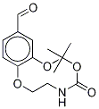 N-TERT-BOC-2-(4-FORMYL-2-METHOXYPHENOXY)ETHYLAMINE-D3 Structure