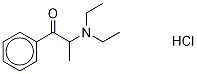 rac Diethylpropion-d10 Hydrochloride 化学構造式