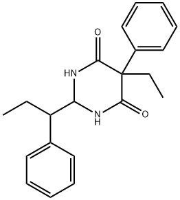 RAC 5-ETHYL-5-PHENYL-2-(1-PHENYLPROPYL)DIHYDROPYRIMIDINE-4,6(1H,5H)-DIONE(MIXTURE OF DIASTEREOMERS) Structure