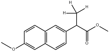 rac-Naproxen-D3 Methyl Ester Structure