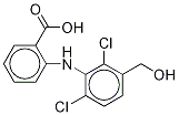 3-Hydroxymethyl Meclofenamic Acid-d4 结构式