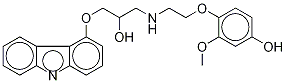 4'-HYDROXYPHENYLCARVEDILOL-D3 Struktur