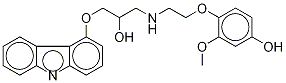 4'-HYDROXYPHENYLCARVEDILOL-D3 结构式