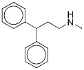 N-Methyl-3,3-diphenylpropylamine-d3 Structure