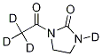 N-Acetylethyleneurea-D4 Struktur