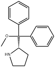 (S)-2-(Methoxydiphenylmethyl)pyrrolidine Struktur