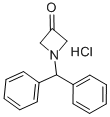 1-(DIPHENYLMETHYL)-3-AZETIDINONE HYDROCHLORIDE Structure