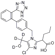 ロサルタン-D3カルボン酸 化学構造式