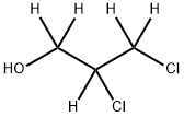 Glycerol 1,2-Dichlorohydrin-d5 化学構造式