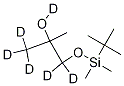 1-[(tert-Butyldimethylsilyl)oxy]-2-methyl-2-propanol-D6 Structure