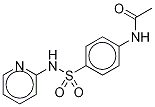 N4-Acetylsulfapyridine-d4 Struktur