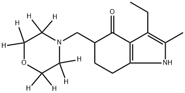 Molindone-d8 Structure