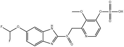 O-Desmethyl Pantoprazole O-SulfateDiscontinued Struktur