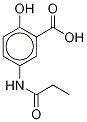 N-Propionyl Mesalazine-d5 Structure