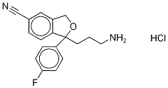 racDidemethyl Citalopram-d6 Hydrochloride Structure