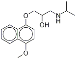 4-Methoxy Propranolol-d7 Structure