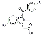 O-Desmethyl Indomethacin-d4 Structure