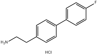 2-(4'-fluorobiphenyl-4-yl)ethanaMine hydrochloride Struktur