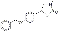 5-(4'-BENZYLOXYPHENYL)-3-METHYL-[4,5-DI-13C,3-15N]-2-OXAZOLIDONE Structure